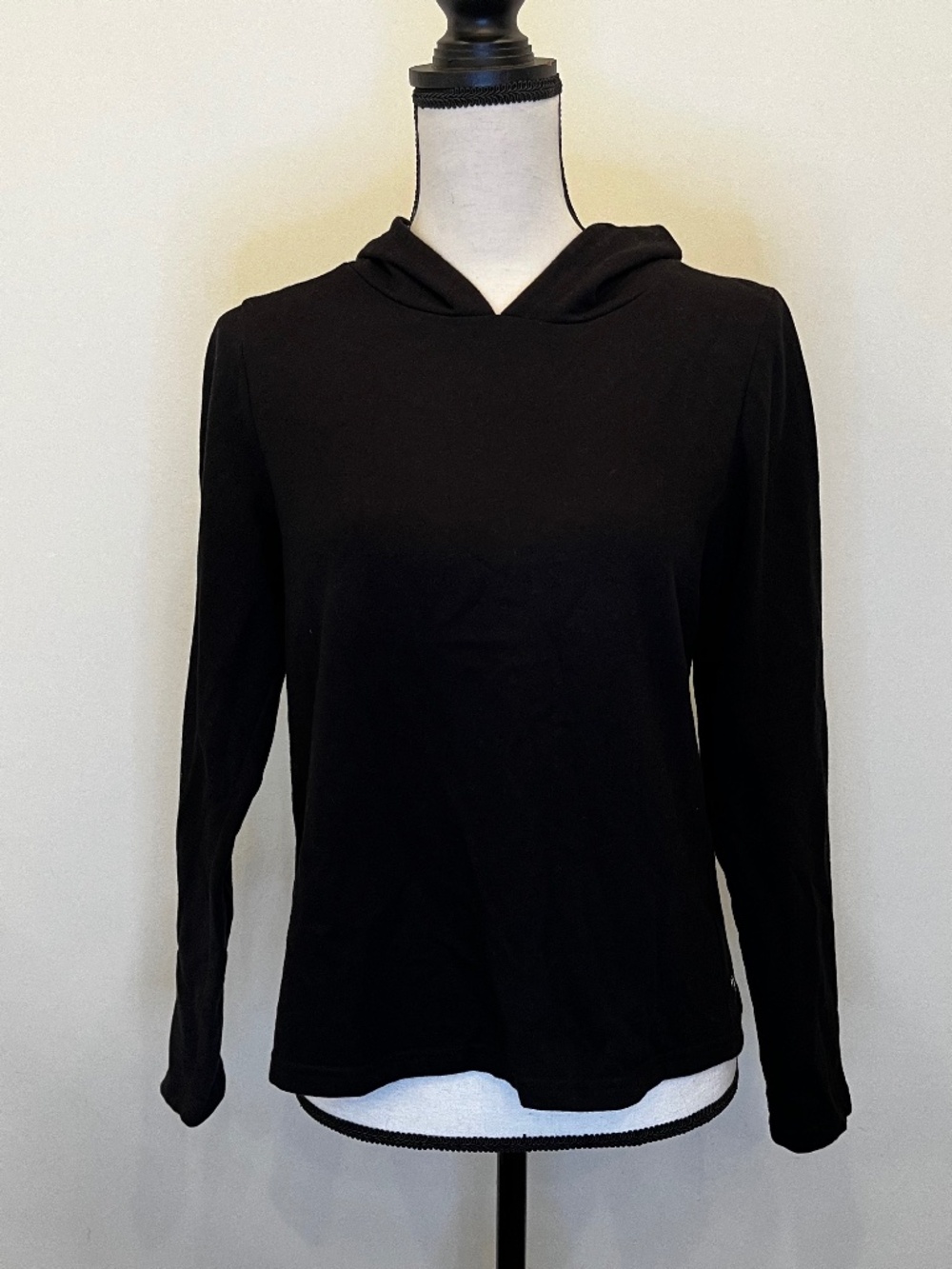 Z by Zella Black Crisscross Open Back Hoodie